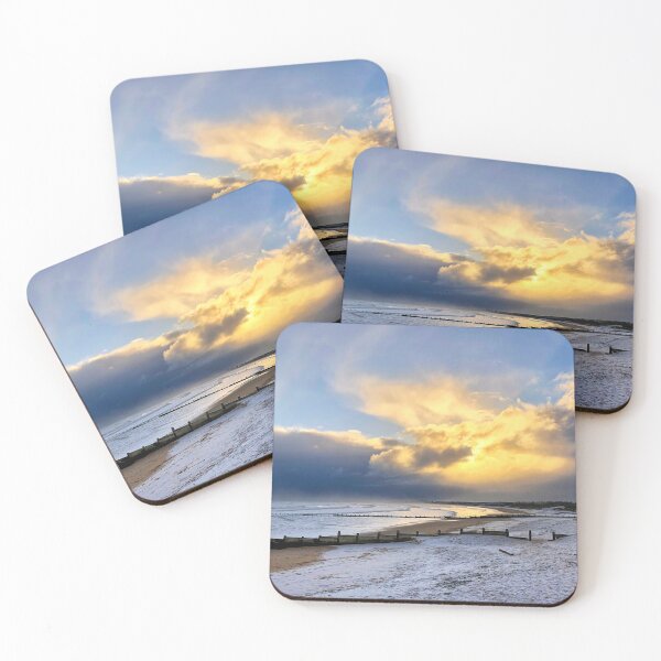 Item preview, Snow on Blyth beach on New Years Eve designed and sold by Violaman.