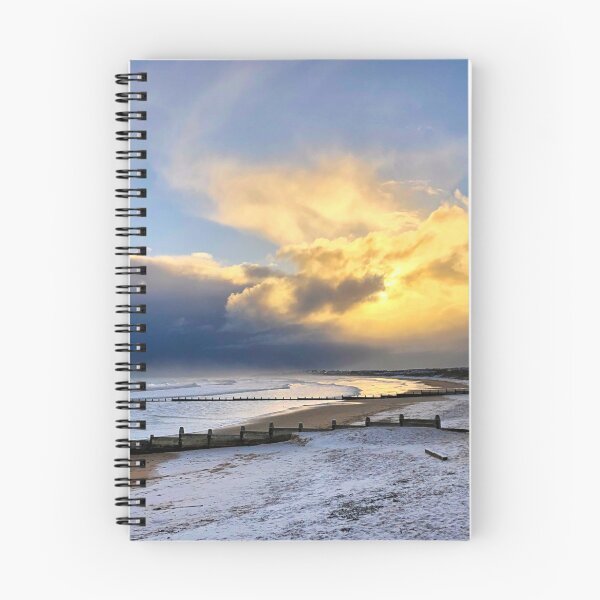 Item preview, Snow on Blyth beach on New Years Eve designed and sold by Violaman.