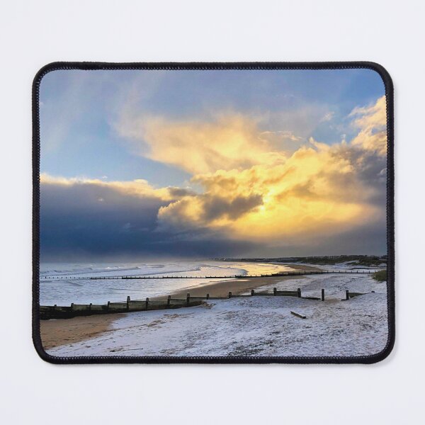 Item preview, Snow on Blyth beach on New Years Eve designed and sold by Violaman.