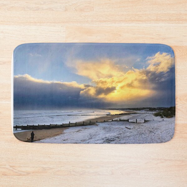Item preview, Snow on Blyth beach on New Years Eve designed and sold by Violaman.