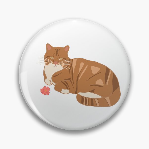 Item preview, Gato jengibre sentado designed and sold by Ruby Mae.