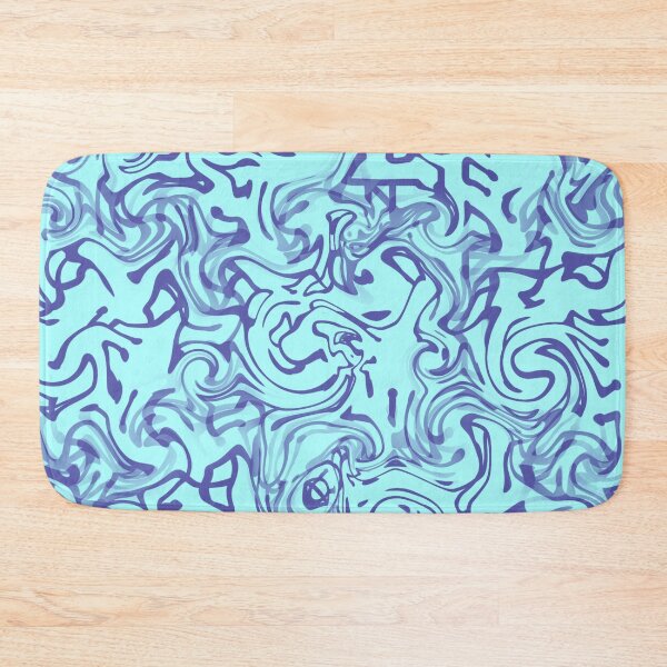 Item preview, Abstract Teal & Purple Subtle Fractal Chaos designed and sold by SXW Designs.