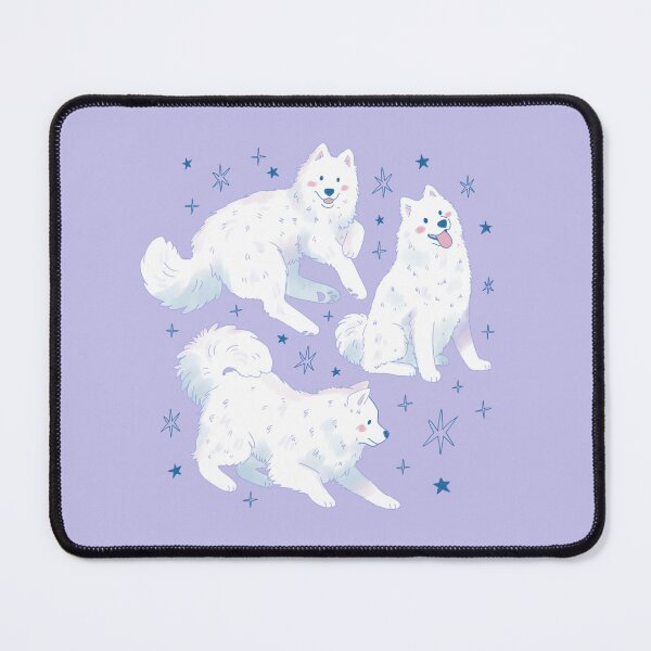 Item preview, Cute Samoyed dog trio designed and sold by YaraCuteArt.