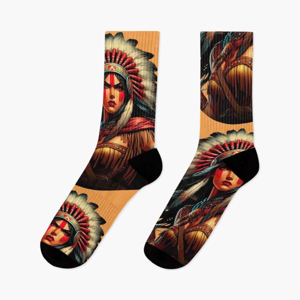 Item preview, Native American warrior spirit 3 designed and sold by Greenbessela.