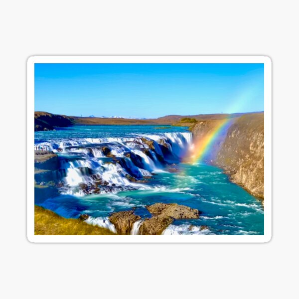 Item preview, Gulfoss Waterfall in Iceland designed and sold by Jetsetting-W-US.