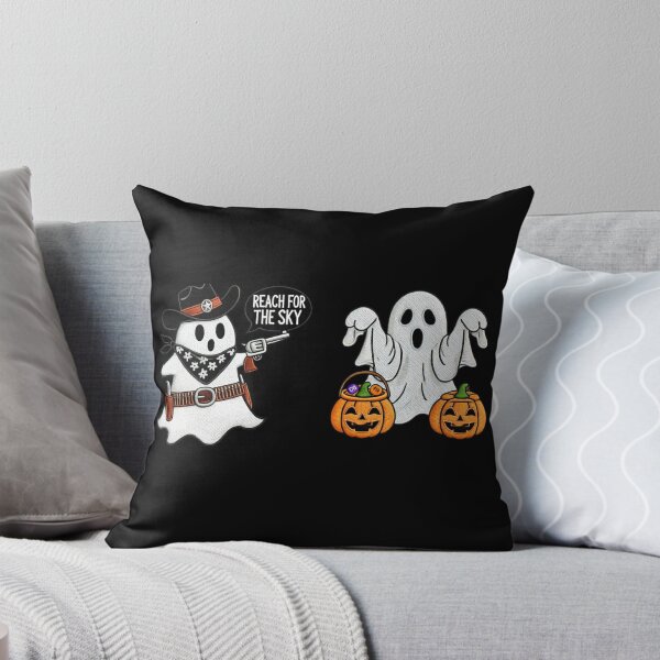 Item preview, Ghost Cowboy Reach for the Sky Halloween designed and sold by BlankCanvasHaHa.