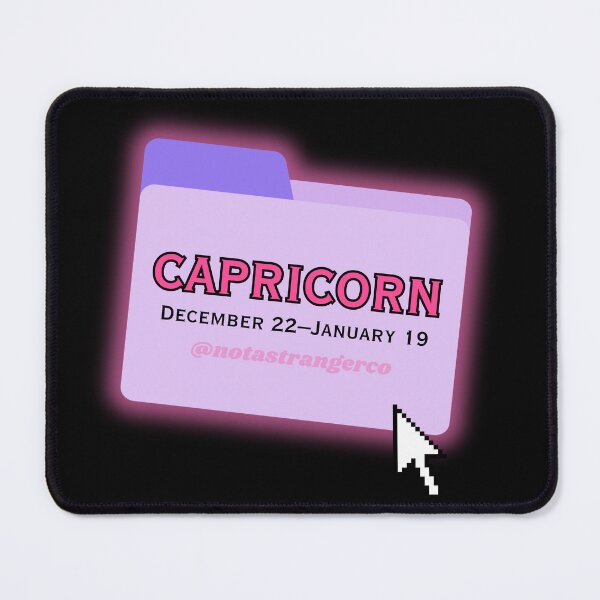 Item preview, Capricorn Purple File Folder designed and sold by notastranger.