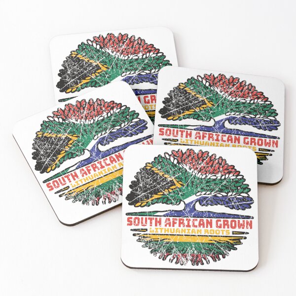 Item preview, Lithuania Lithuanian South African South Africa Tree Roots Flag designed and sold by FlagX.