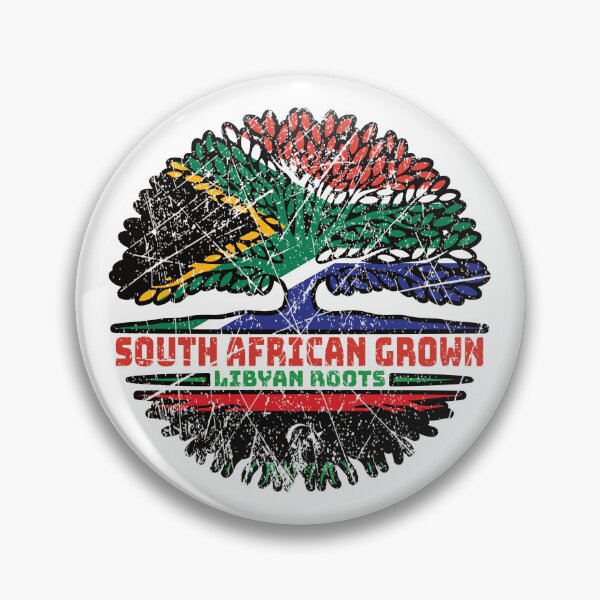 Item preview, Libya Libyan South African South Africa Tree Roots Flag designed and sold by FlagX.