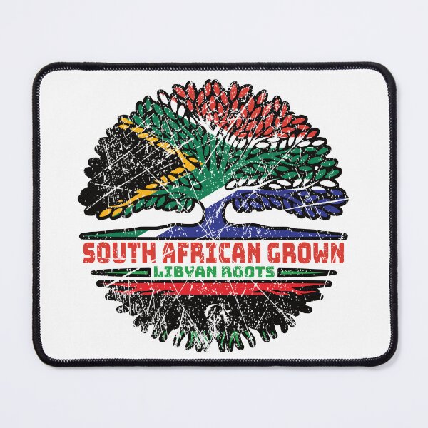 Item preview, Libya Libyan South African South Africa Tree Roots Flag designed and sold by FlagX.