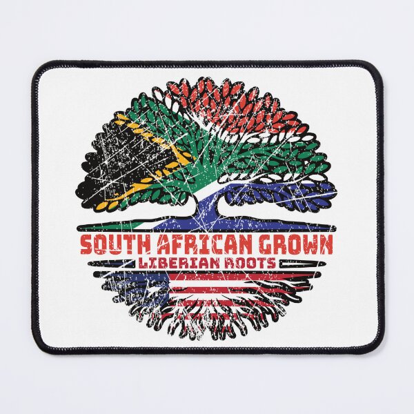 Item preview, Liberia Liberian South African South Africa Tree Roots Flag designed and sold by FlagX.
