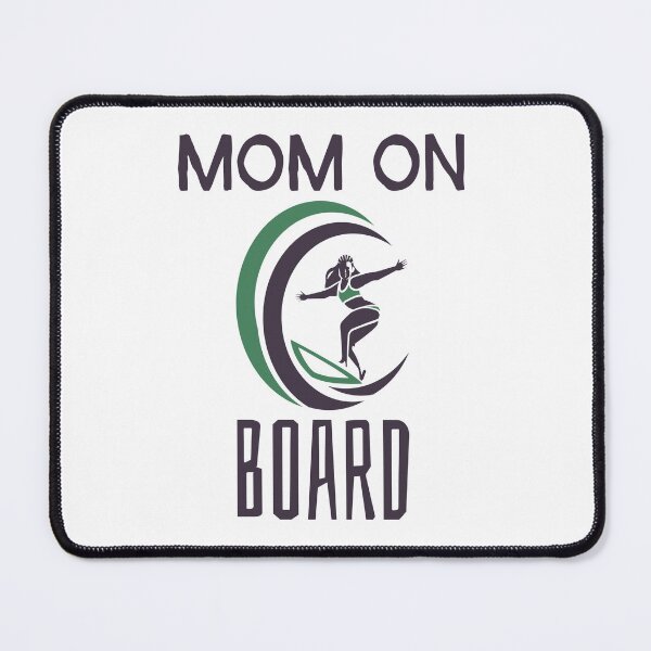 Item preview, Mom On Board designed and sold by Sidetrackshirts.