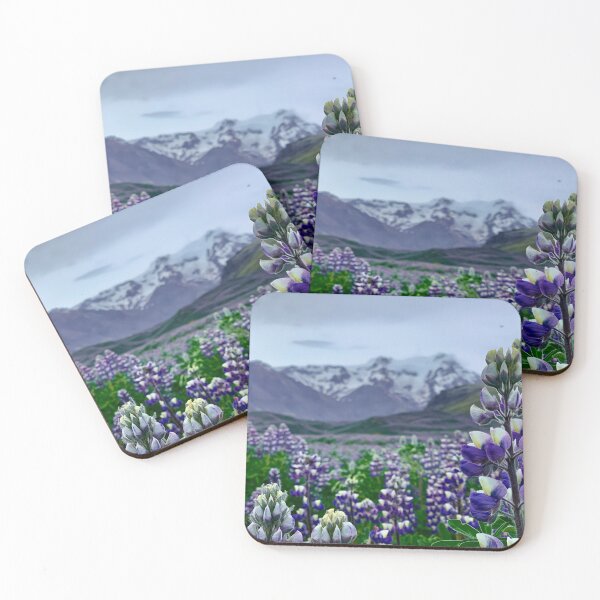 Item preview, Alaskan Lupine Field in Iceland designed and sold by Jetsetting-W-US.