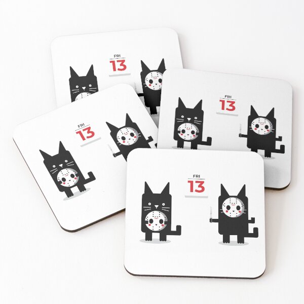 Item preview, Friday 13 Cat designed and sold by CreepyBonfire.