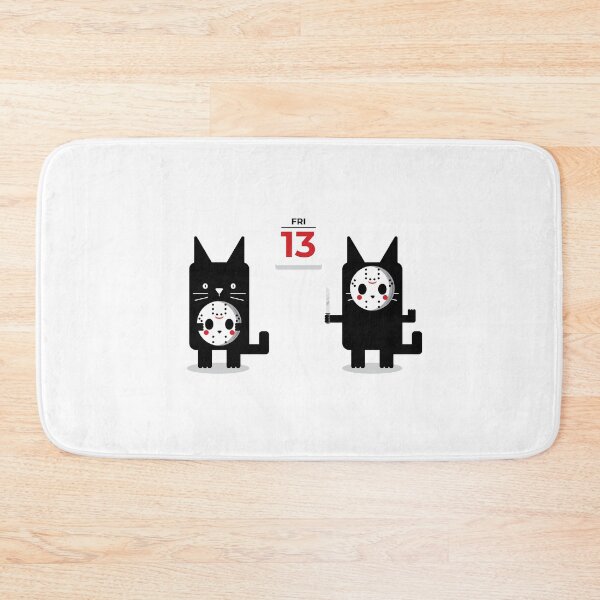 Item preview, Friday 13 Cat designed and sold by CreepyBonfire.
