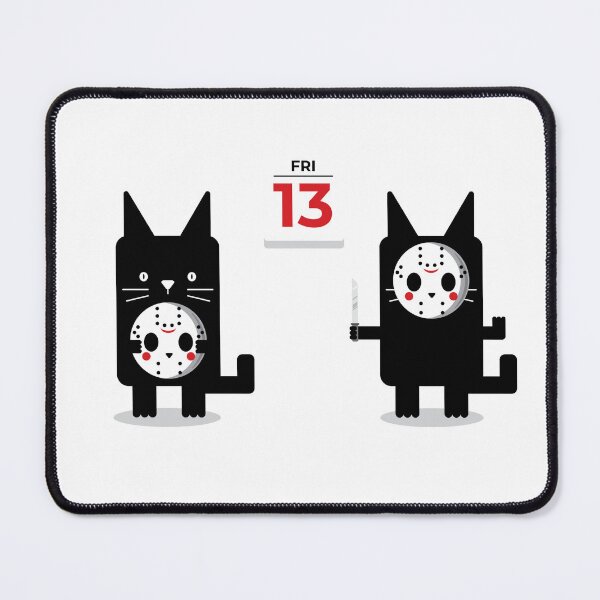 Item preview, Friday 13 Cat designed and sold by CreepyBonfire.