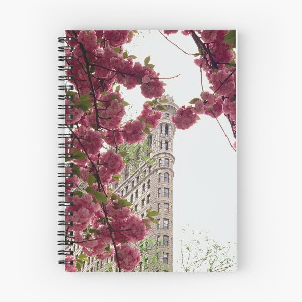 Item preview, Cherry Blossoms Framing Flatiron Building in New York City designed and sold by Jetsetting-W-US.