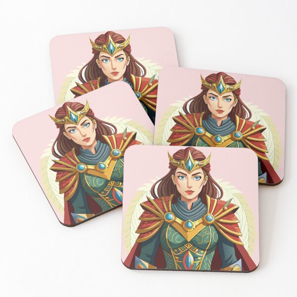 Item preview, Regal Valor - Warrior Queen Art designed and sold by AgarutanPrint.