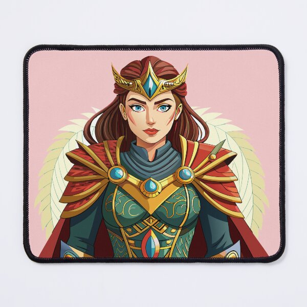 Item preview, Regal Valor - Warrior Queen Art designed and sold by AgarutanPrint.