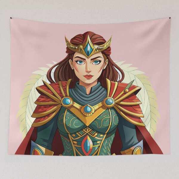 Item preview, Regal Valor - Warrior Queen Art designed and sold by AgarutanPrint.
