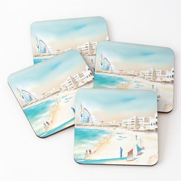 Item preview, Beach Watercolor 7 designed and sold by sifo2024.