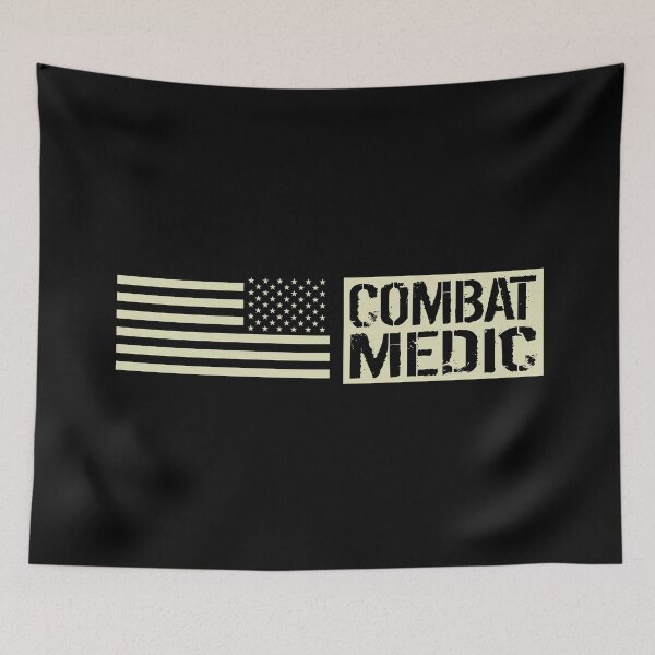 Item preview, U.S. Military Medic: Black Backwards Flag designed and sold by Jared Davies.