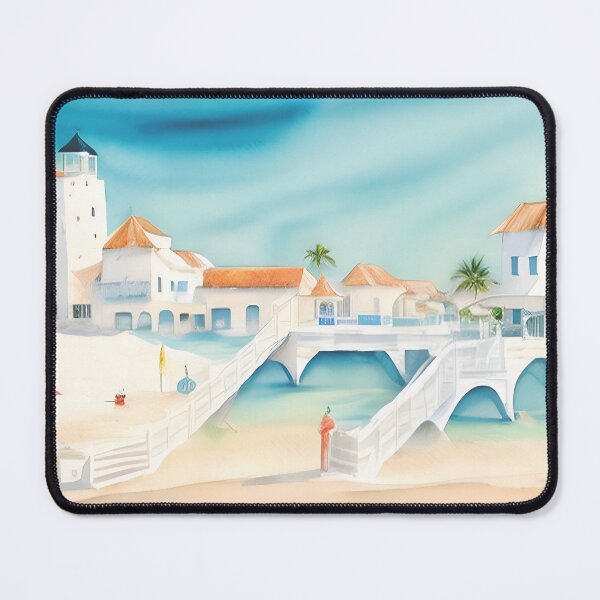 Item preview, Beach Watercolor 10 designed and sold by sifo2024.