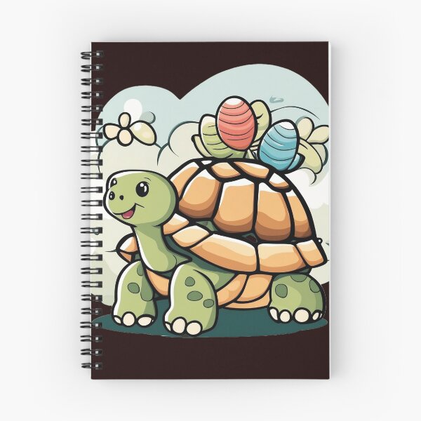 Item preview, Adorable Tortoise Cartoon Art Design Playful Animal Print designed and sold by comicc.