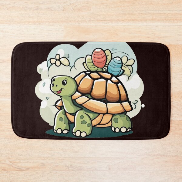 Item preview, Adorable Tortoise Cartoon Art Design Playful Animal Print designed and sold by comicc.