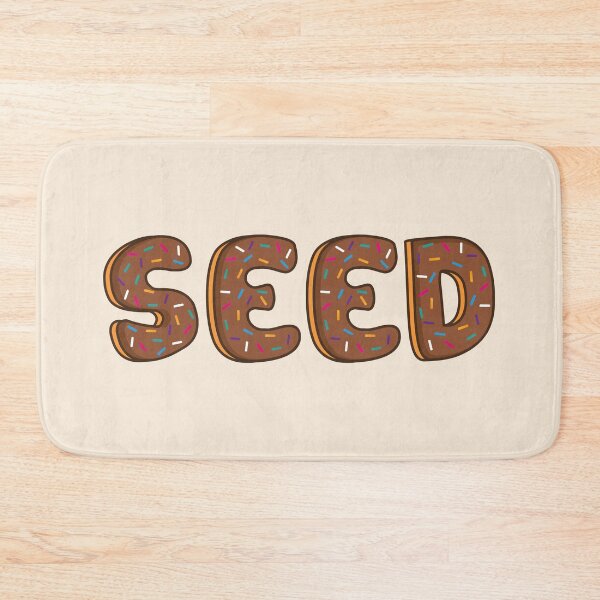 Item preview, Seed Word Shaped Like Chocolate Donuts  designed and sold by DonutsWords.