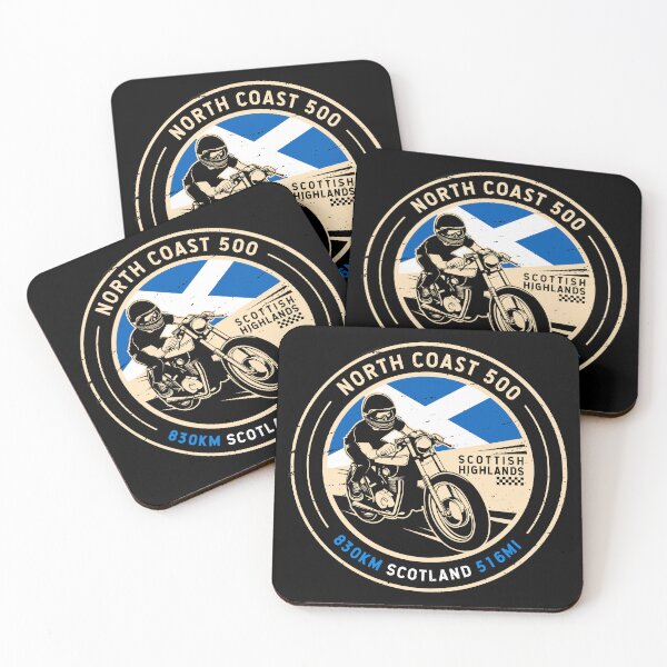 Item preview, North Coast 500 | Scotland | Motorcycle designed and sold by KrisSidDesigns.