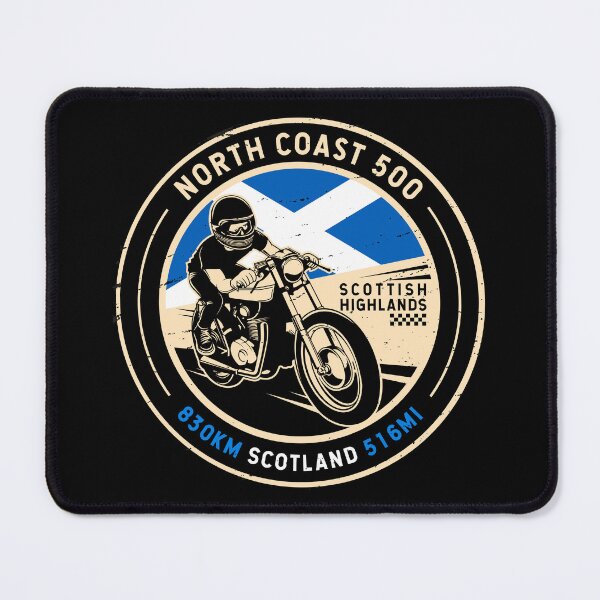 Item preview, North Coast 500 | Scotland | Motorcycle designed and sold by KrisSidDesigns.
