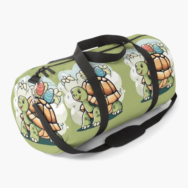 Item preview, Adorable Tortoise Cartoon Art Design Playful Animal Print designed and sold by comicc.