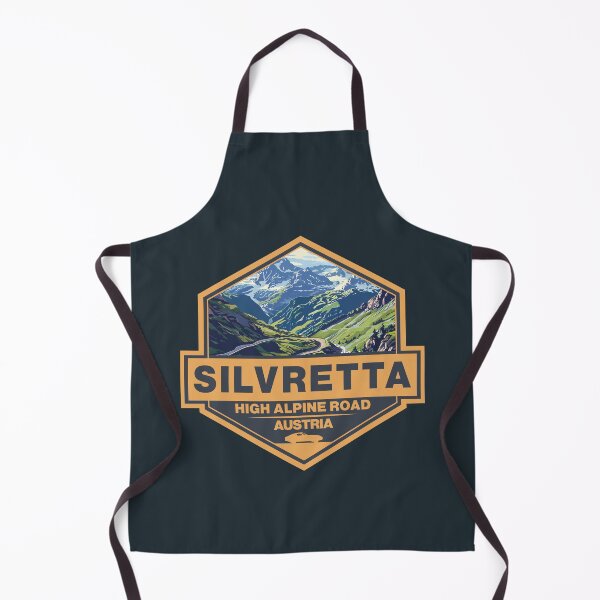 Item preview, Silvretta High Alpine Road Austria Travel Art Badge designed and sold by KrisSidDesigns.