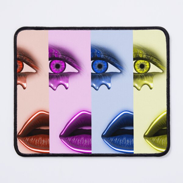 Item preview, Popart, half of a womans face designed and sold by FACELESS MONKEY.
