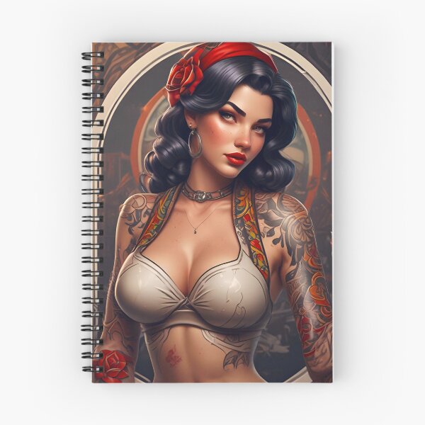 Item preview, Tattooed Pinup Girl  designed and sold by MatrixTattoo.