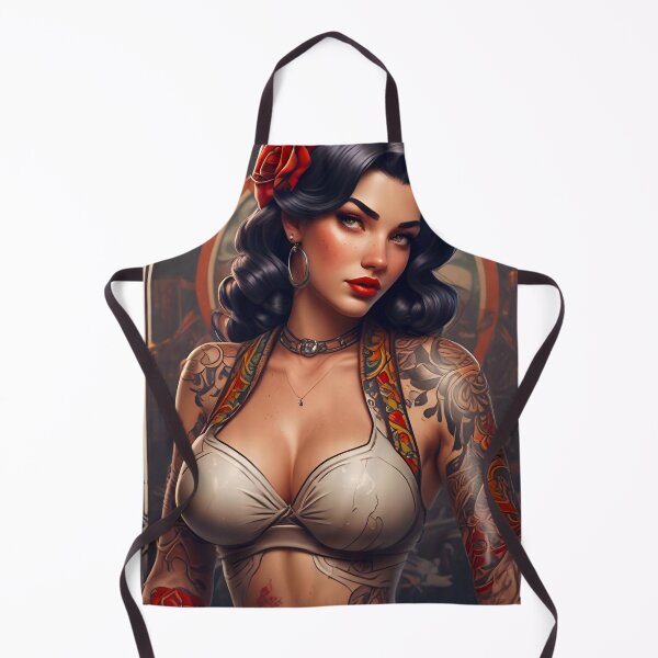 Item preview, Tattooed Pinup Girl designed and sold by MatrixTattoo.