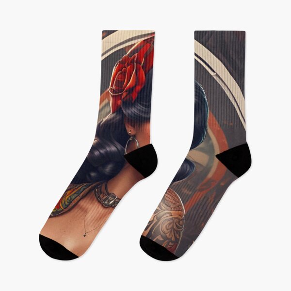 Item preview, Tattooed Pinup Girl  designed and sold by MatrixTattoo.