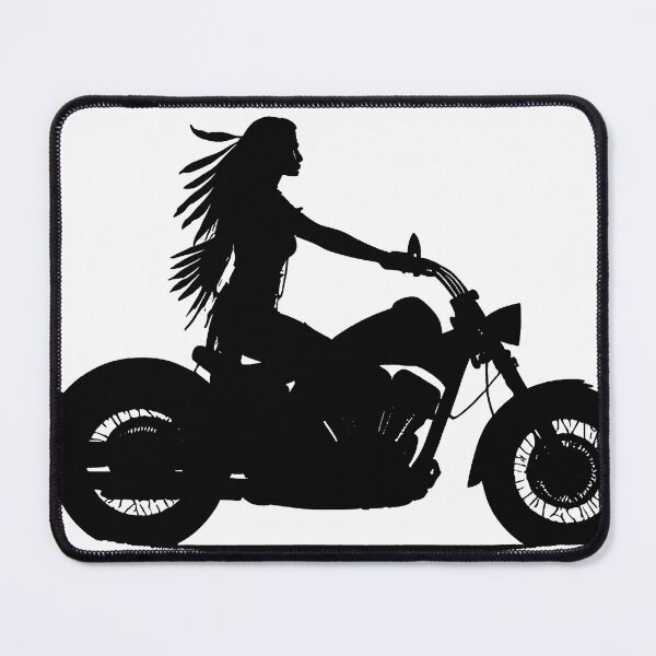 Item preview, biker girl designed and sold by BLUEiceberg.