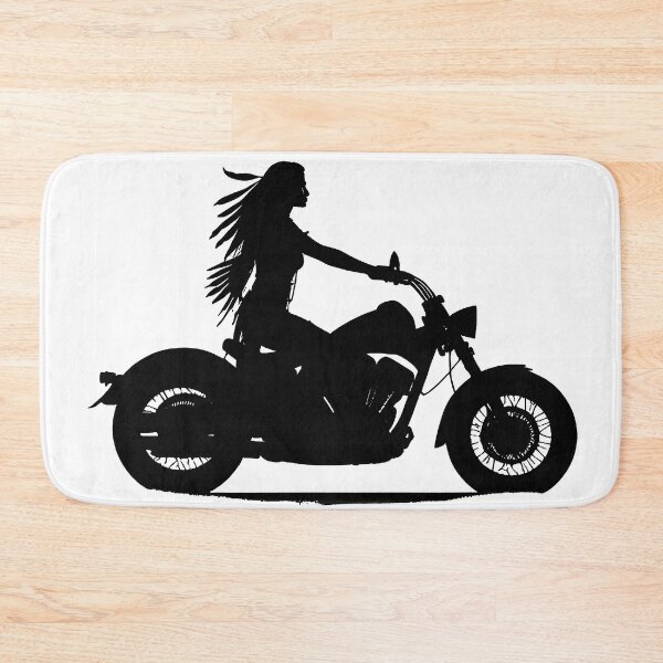 Item preview, biker girl designed and sold by BLUEiceberg.
