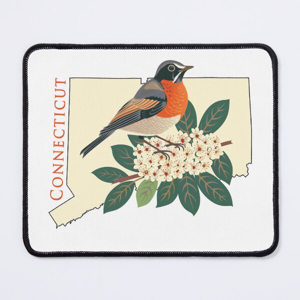 Item preview, Connecticut State Bird and Flower designed and sold by adventurehaven.