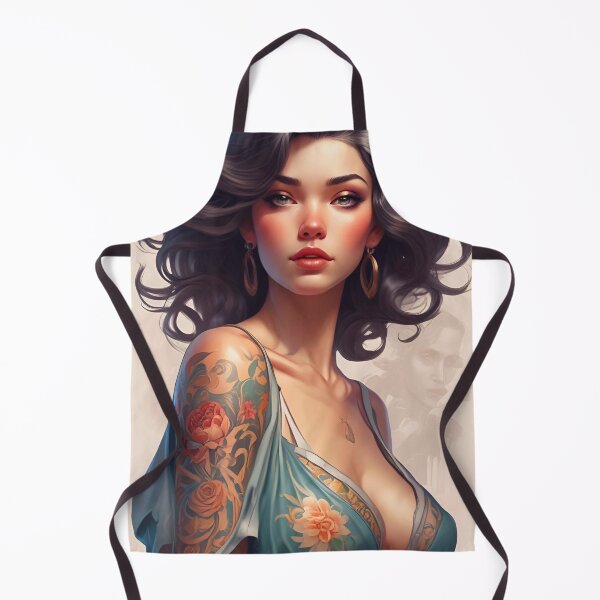Item preview, Tattooed Pinup Girl designed and sold by MatrixTattoo.