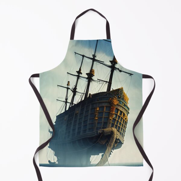Item preview, ship, ghost, sailboat, sea designed and sold by DonnaBlankaArt.