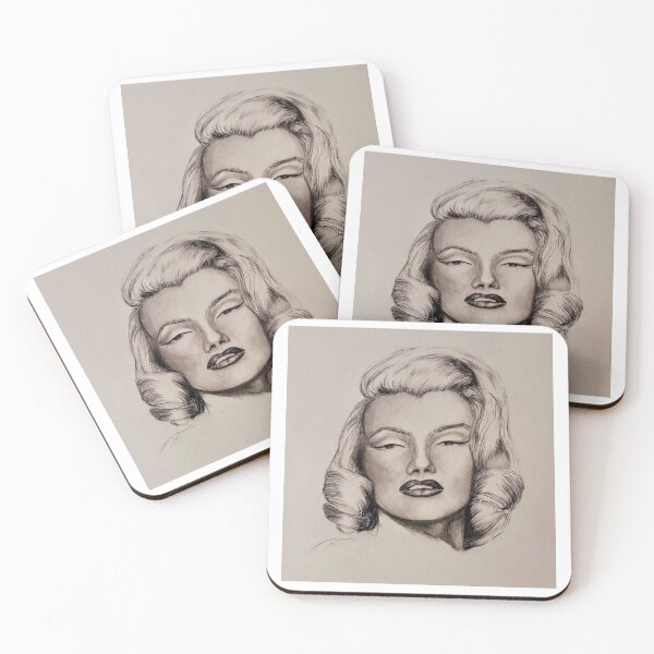 Item preview, Portrait of a Pin-up II (Warm Tint) designed and sold by Sarah Does Art.