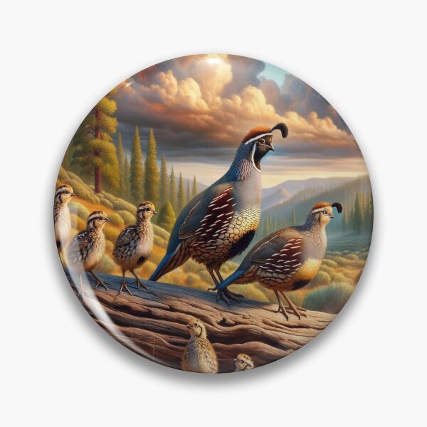 Item preview, California Quail Family designed and sold by M-Y-A-R-T-.