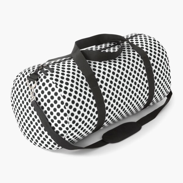 Item preview, Black polka dots on a White background. designed and sold by My-fake-places.