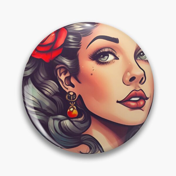 Item preview, Pinup Girl Tattoo  designed and sold by MatrixTattoo.