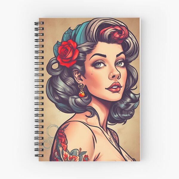 Item preview, Pinup Girl Tattoo  designed and sold by MatrixTattoo.