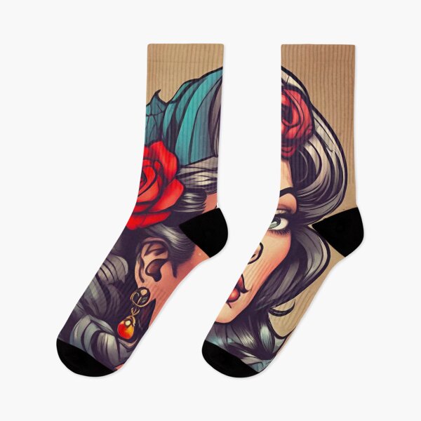 Item preview, Pinup Girl Tattoo  designed and sold by MatrixTattoo.
