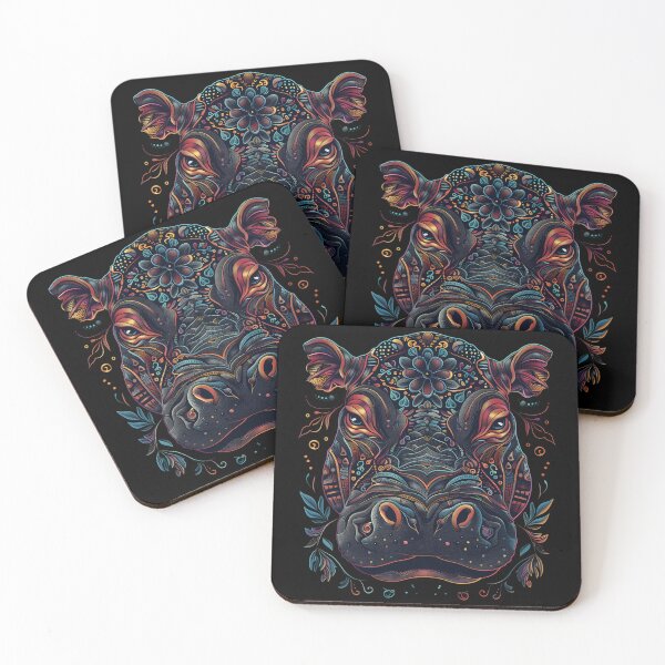 Item preview, Stylized Hippo designed and sold by HarmonyTheKoala.